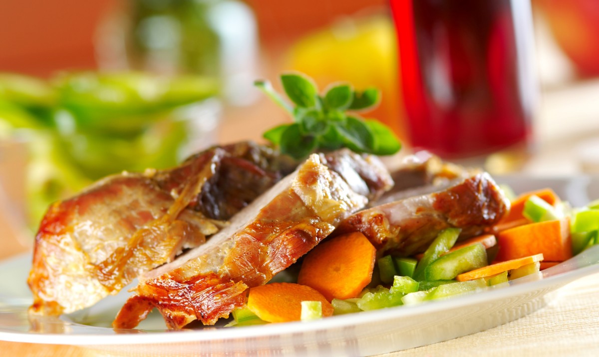 Lemon Herb Salmon & Greens
